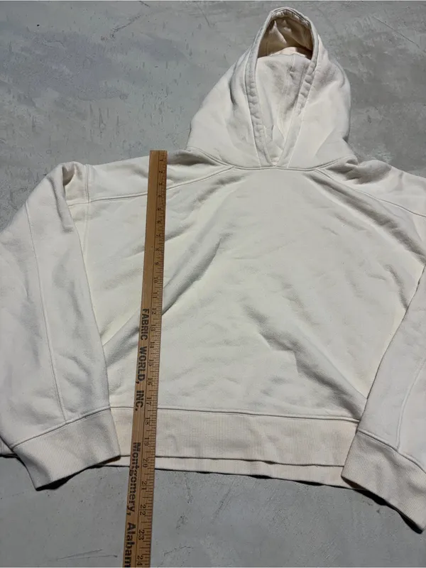nuuds cropped Pullover Hoodie cream XL - Image 6