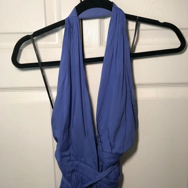 Lulus Magical Movement Periwinkle Blue Wrap Maxi Dress Size M - Image 4