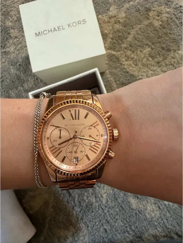 Michael Kors Rose Gold-Tone Watch - Image 2