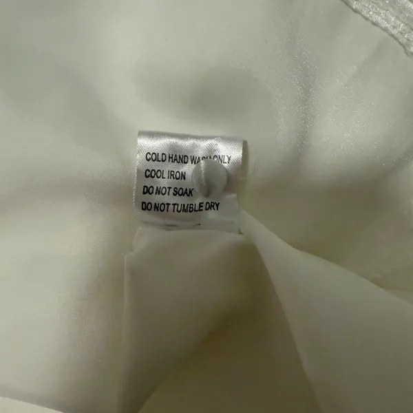 Princess Polly Cream Satin Mini Dress - Image 8