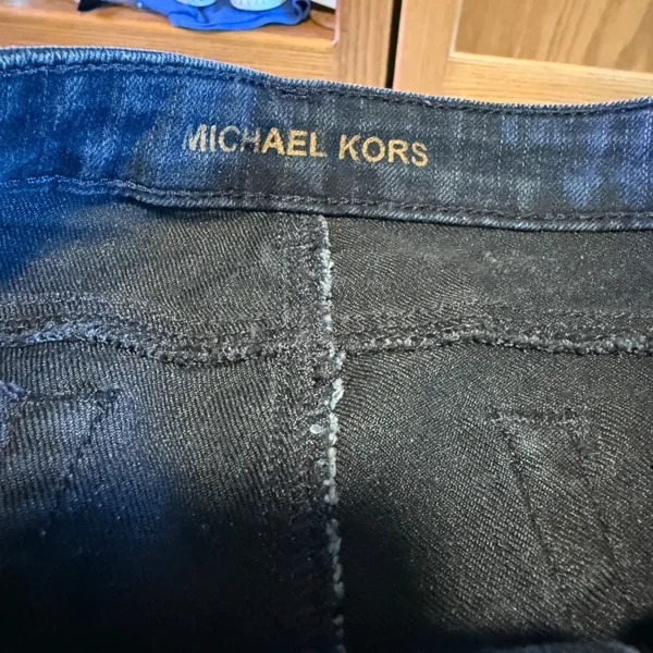 MICHAEL KORS Womens Blue Denim Jeans‎ Size 10 Skinny Stretchy Fit Mid Rise - Image 11