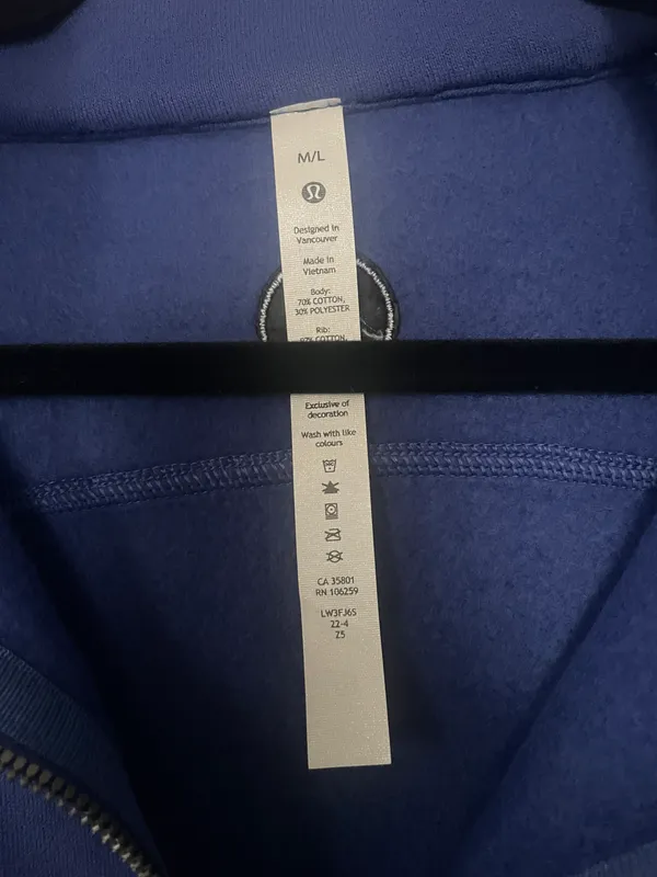 Funnel Neck 1/2 Zip, Psychic - Image 3