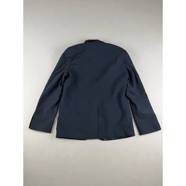 Cat & Jack Navy Blue Two Button Blazer Jacket Polka Dot Lining Size 14 - Image 6