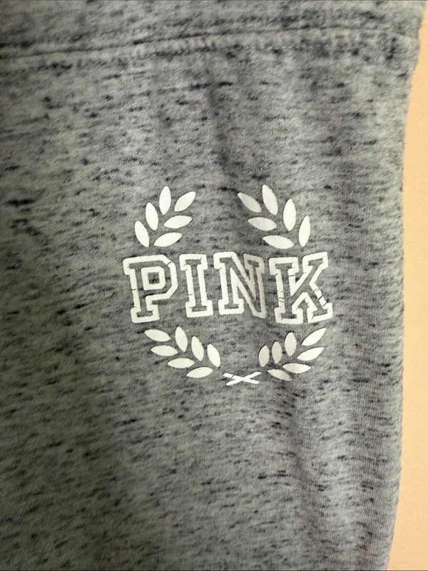 PINK Victoria's Secret Gray Heather Boot Cut Lounge Pants - Image 3