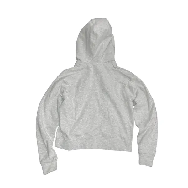 YOGALICIOUS Full Zip up Gray Cropped Hoodie SZ S Athletic Loungewear Comfy - Image 2