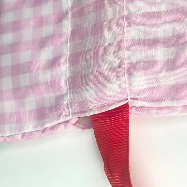 Sephora Glamp Out Check Gingham Drawstring Cloth MakeUp Delicates Travel Bag New - Image 3
