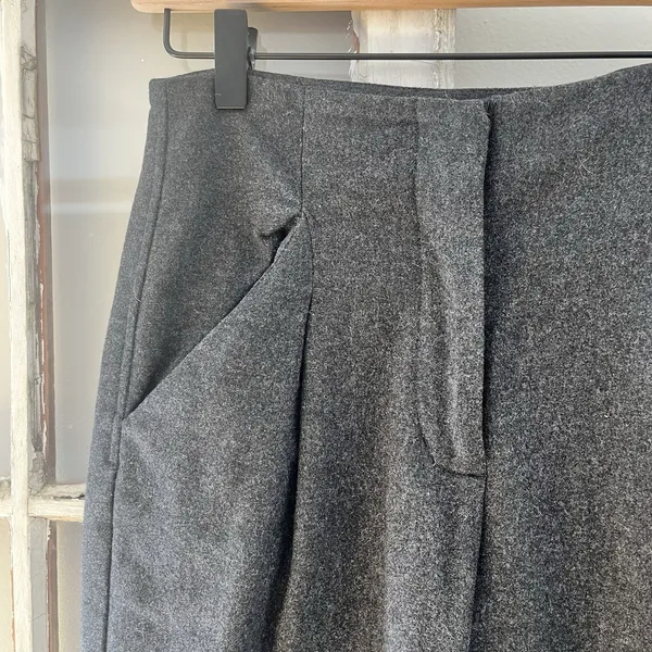 Aritzia Wilfred Chambery Trouser Pants 0 Wool‎ Cashmere Blend High Waist Ankle - Image 4