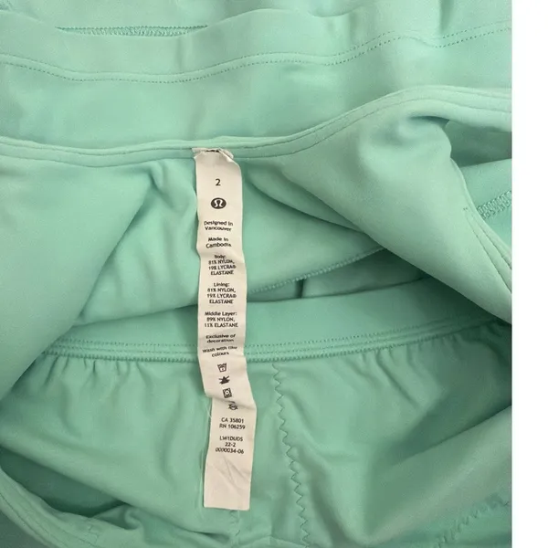Lululemon Align Cropped Athletic V Neck Tank Top Wild Mint Size 2 - Image 4