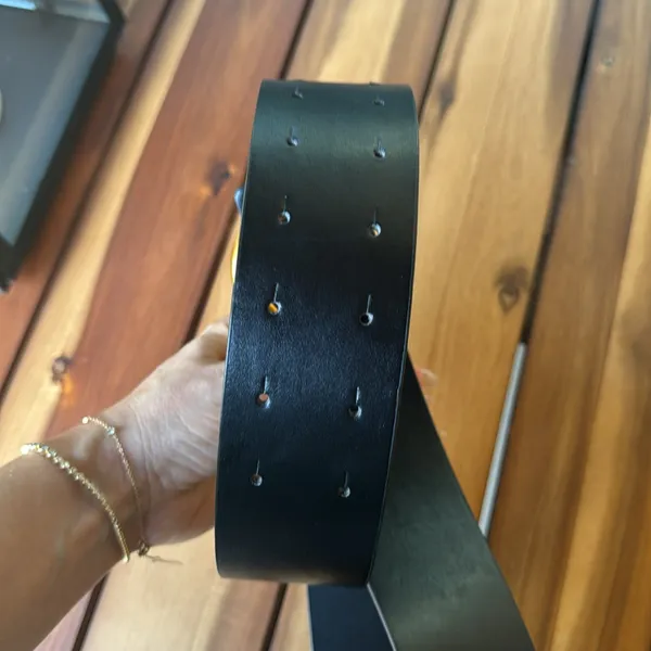 Black Belt with Gold buckle - Image 5