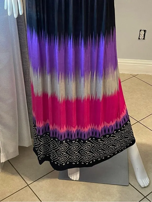 Pink New Women’s striped sleeveless dress size XL For size 14-16 - Image 3