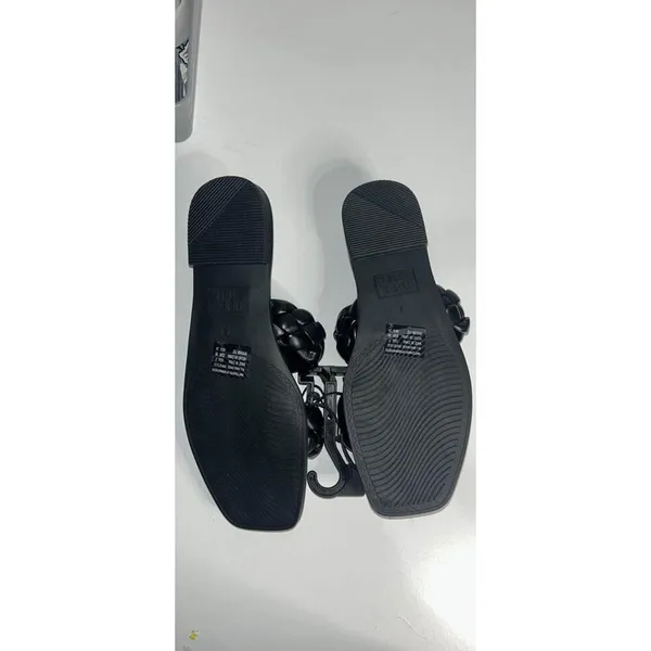 New Time & Tru Braided Sandals Women’s Size 7 - Image 2