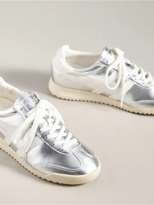 Gola Torpedo Glimmer sneaker silver / off white size 9 - Image 10