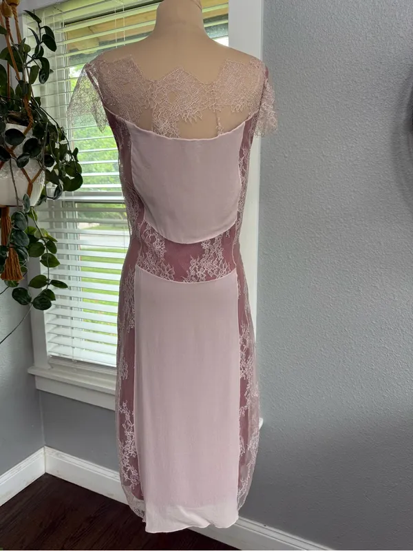 NWT Maeve Short Sleeve Lace Knee Length Dress Size Small - Image 6