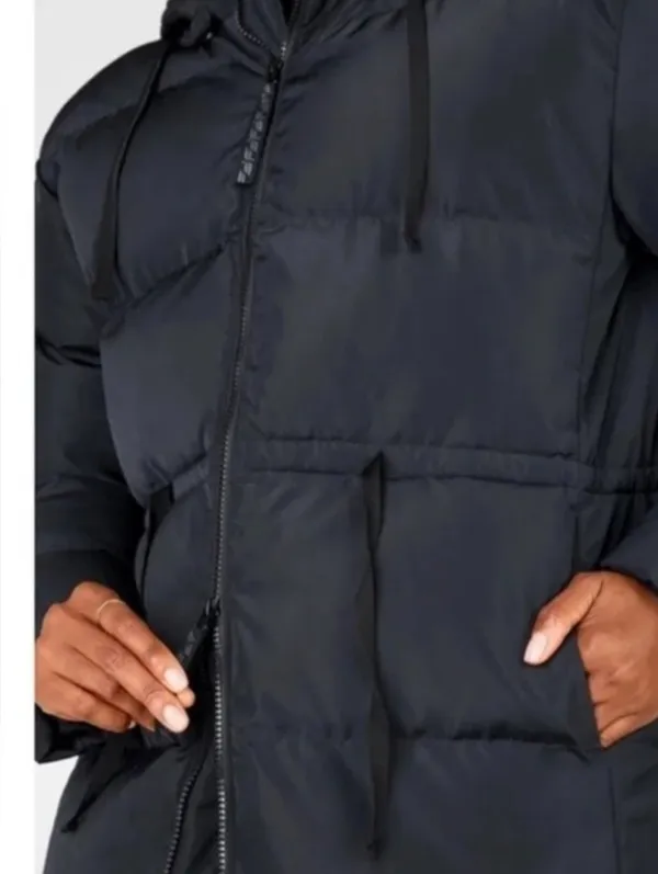 Fabletics Black Puffer Jacket - Image 3
