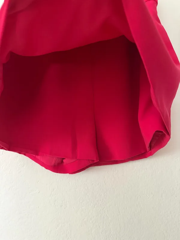 Lulus Bold Essence Hot Pink High-Rise Belted Skort - Image 3