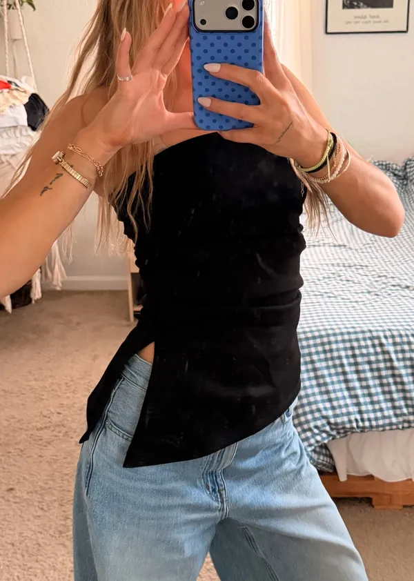 Aritzia Black tube top - Image 3