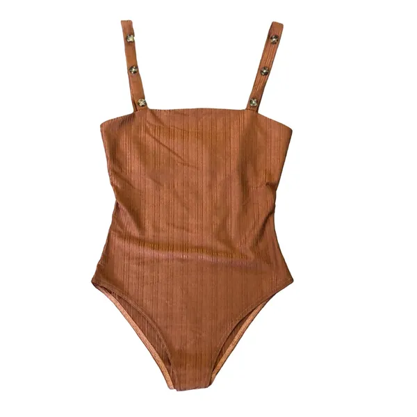 The East Order Bodysuit Ribbed Cocoa - Image 6