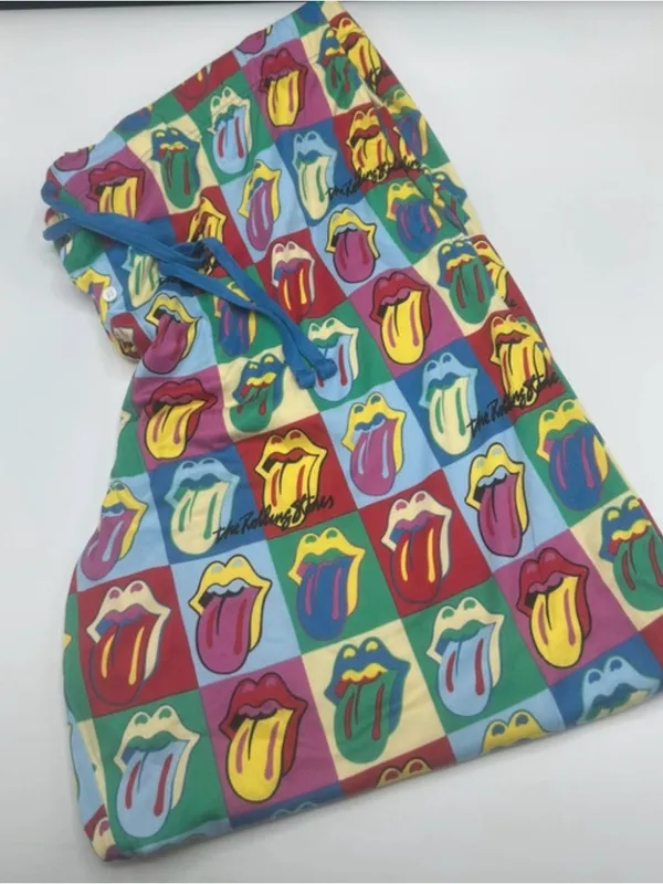 The Rolling Stones Unisex Pajama Pants Size 2XL - Image 2