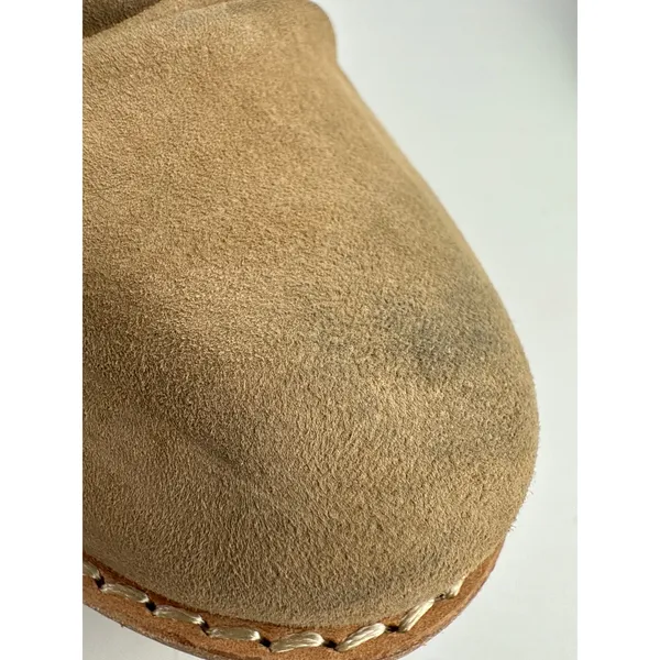 UGG Georgette Women's Brown Suede Leather Sherpa Shearling Fur Platform Boots 8 - Image 8