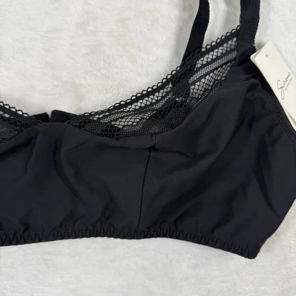 Simone Perele Olympie 3D Soft Cup Bra Black Lace Trim 38C 1C5210 New - Image 2