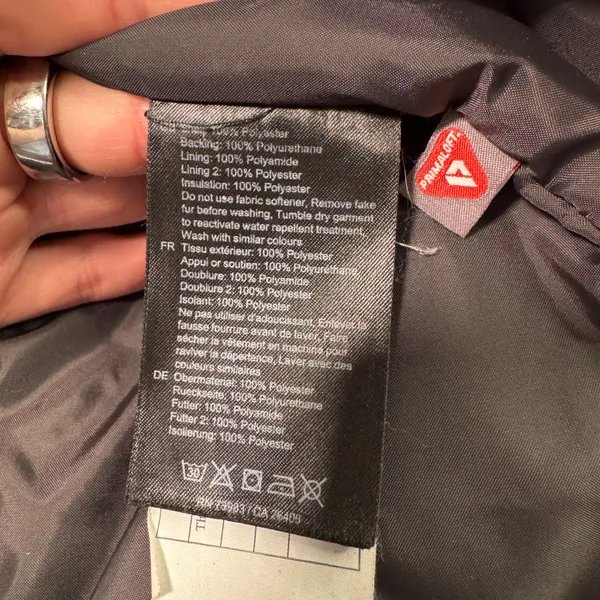 Helly Hansen Aden‎ Insulated Parka Jacket Black Primaloft Sherpa Hood Womens XS - Image 4