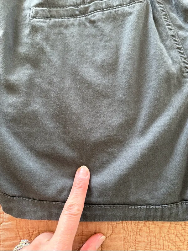 Supplies Gray Pull On‎ Shorts Medium Casual Cotton Blend Elastic Waist - Image 4