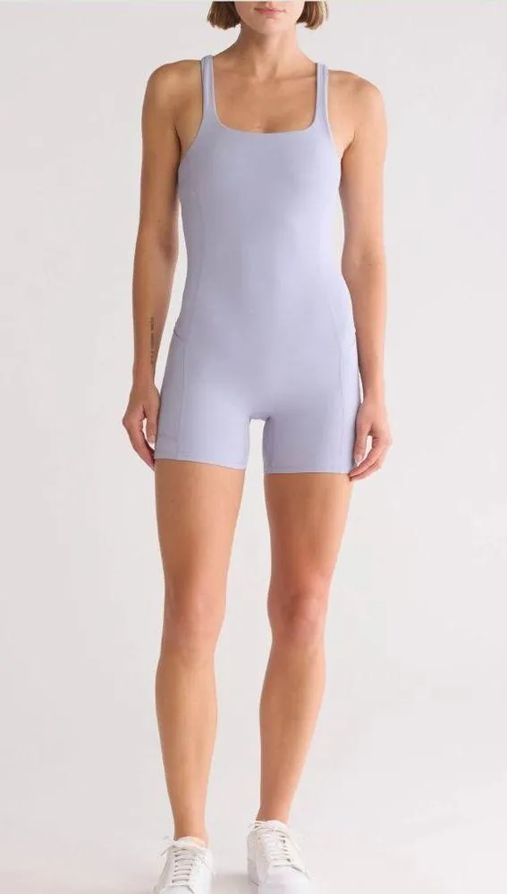 NWT Free People Never Better Runsie Romper Small, PLATINUM - Image 5