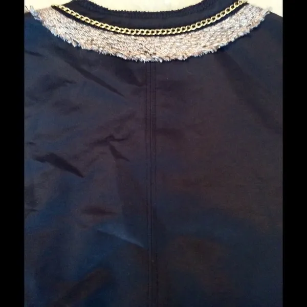 BCBGMAXAZRIA Jacket With Gold‎ Chain Trim - Image 5