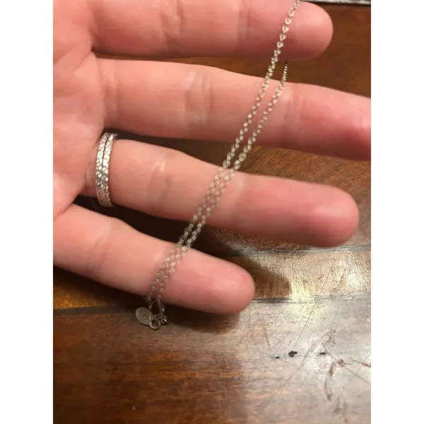 925 sterling silver jewlery necklace chain x11 1.07g 18 inch - Image 3