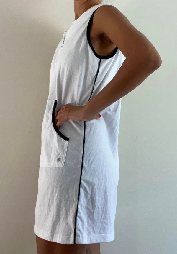Jantzen White Terrycloth Dress - Image 4