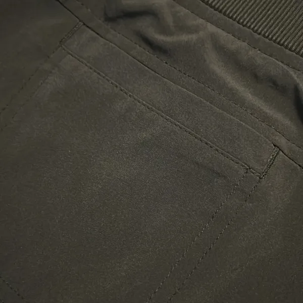 Athleta Lined Athletic Pants Black‎ Straight Leg Drawstring Waist Womens Size 0 - Image 4