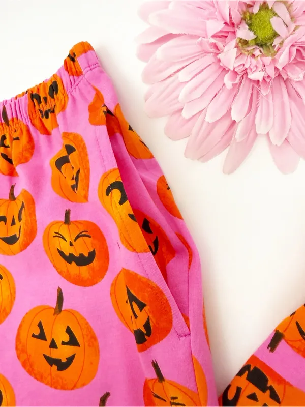 BedHead PJs Jolly Jack-O-Lantern Long Sleeve Classic Stretch Jersey Pajama Set - Image 13