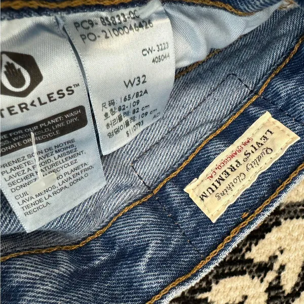 Levi’s Plus Size 501 Mid Thigh Shorts Pleased To Meet You size 32 858330056 - Image 11