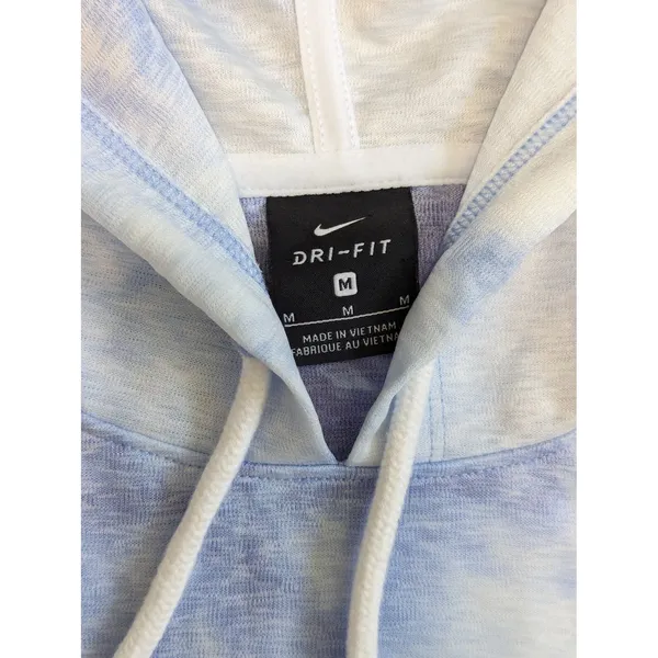 Nike Icon Clash Pullover Training Hoodie Tie Dye Purple Blue Sweatshirt Medium - Image 4