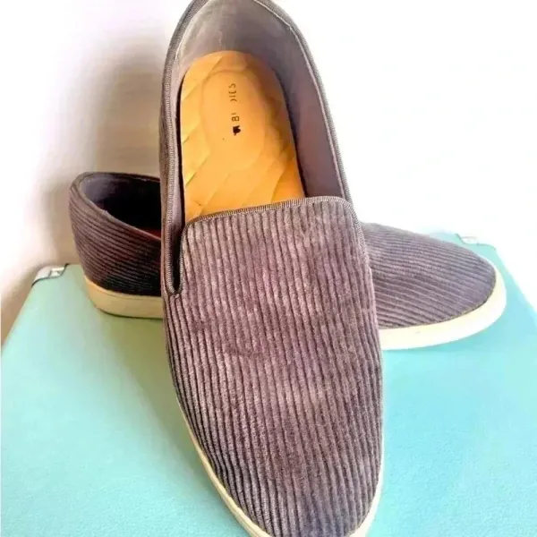 Birdies The Swift Women's Size 9.5 Charcoal Gray Corduroy‎ Slippers Shoes New - Image 2
