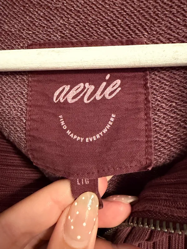Aerie Sweater Oversized Pullover Quarter-Zip - Image 3