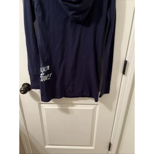 Michigan Wolverines Women's M Striped Hooded Shirt Size M G-III Sports For Her - Image 11