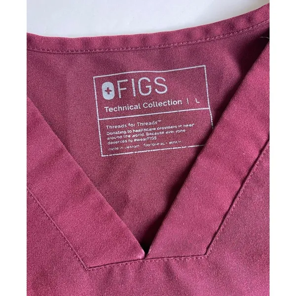FIGS Scrub Top - Women's Size Large - Pre-Owned - Image 2