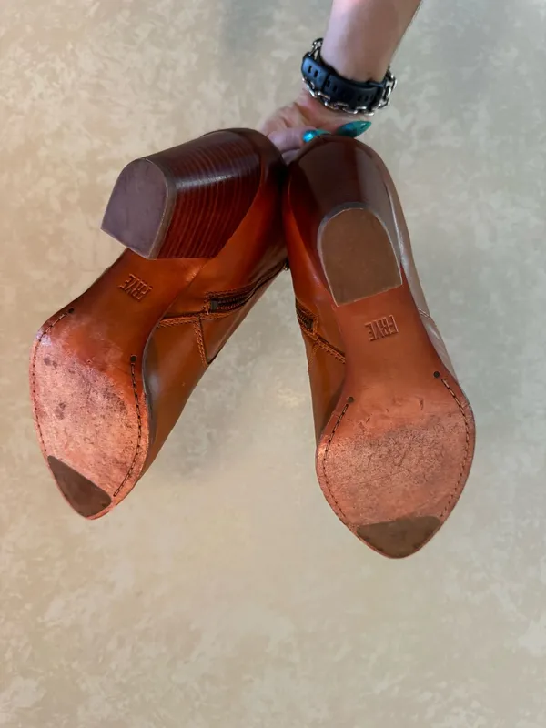 Women's Frye Jennifer Tan Booties - Image 7