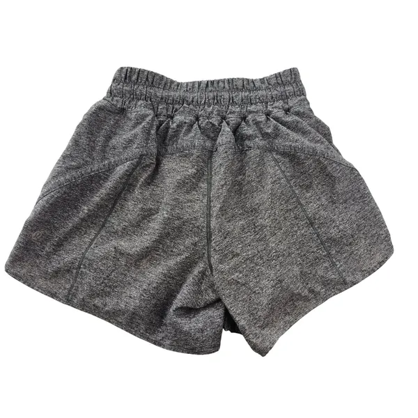 Lululemon Track That Short 5" Heathered Grey W7AUZS Size 4 High Rise Running - Image 5