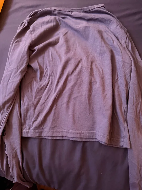 Rue 21 Long Sleeve Top Grey - Image 3