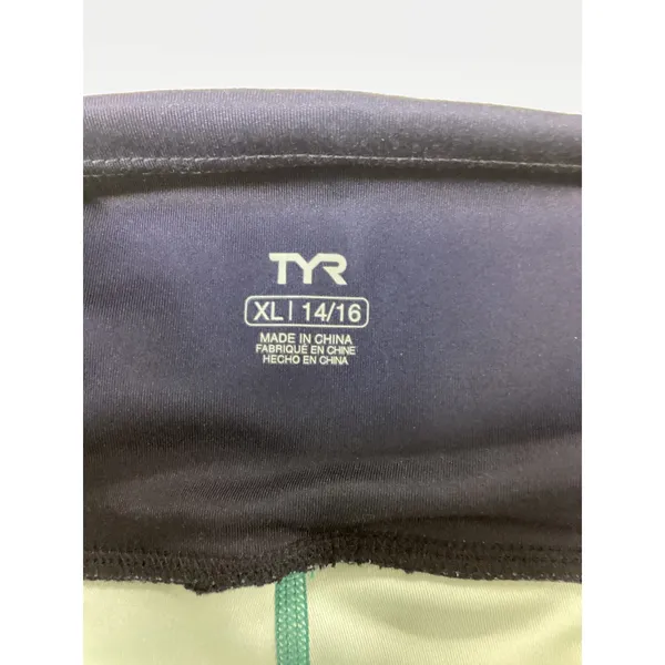 TYR Forge High Rise Shorts 2 Inch Inseam Blue Multi Geometric XL FTHRS0SA - Image 6