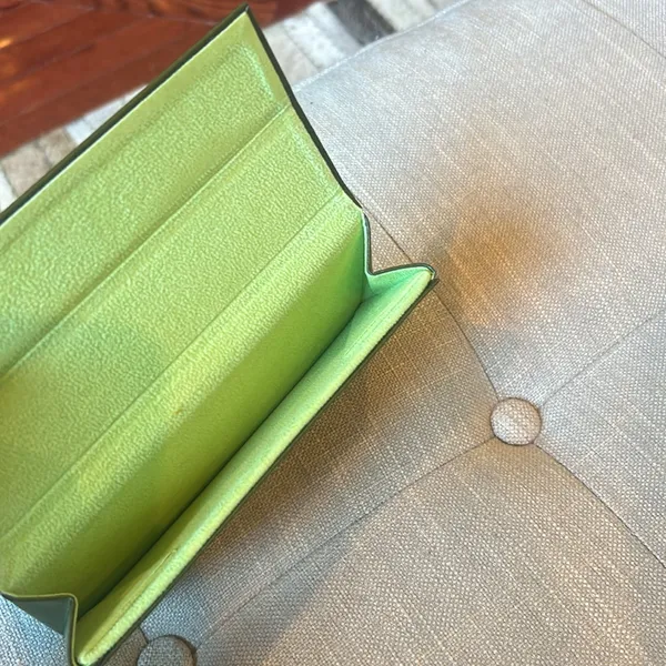 Longchamp‎ Olive Fold Over Eye Glass Case - Image 4