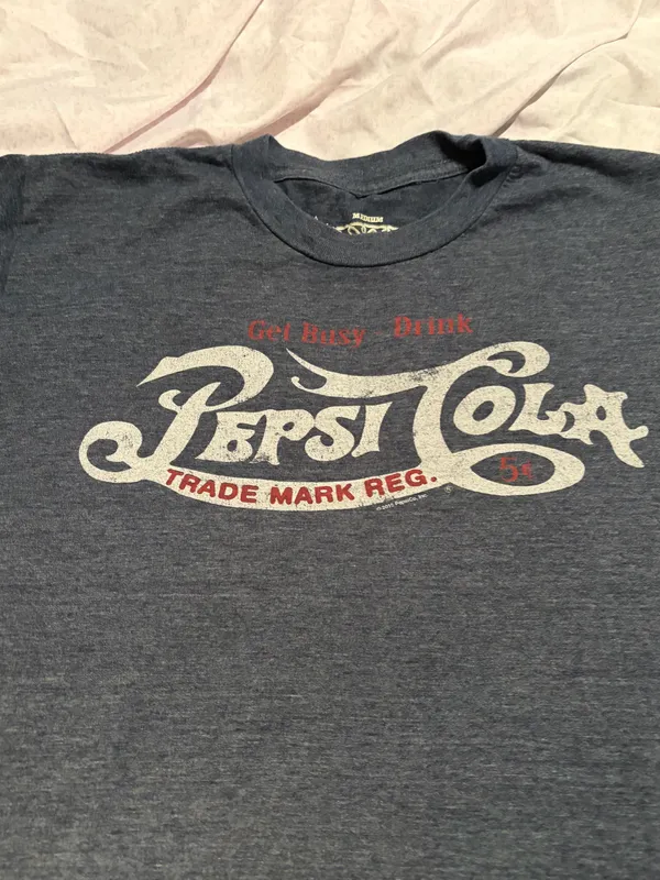 Pepsi cola blue tshirt  - Image 6
