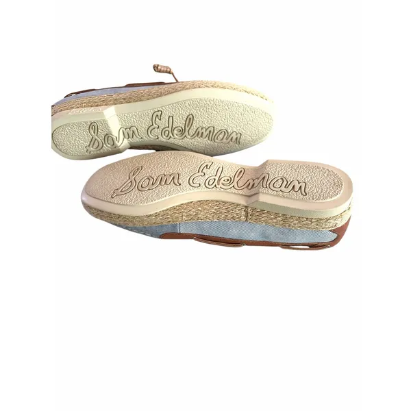 Sam Edelman Sebastian Denim Saddle Lime Boat Shoes size 6.5 NEW - Image 7