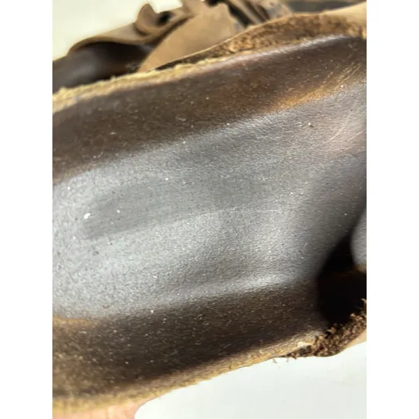 Birkenstock 3-Straps Florida Tan Brown Leather Ladies Sandals Size 40 Size 9/9.5 - Image 3