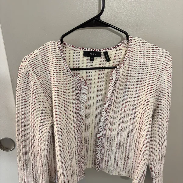 Theory Galinne Speckle Bouclé Jacket Size Women’s Medium  - Image 2