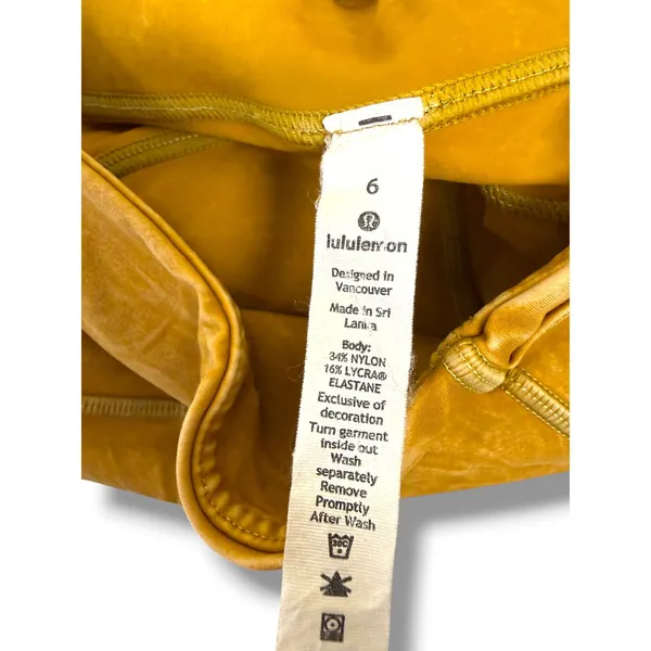 Lululemon Fast Free Tight 25 & Energy Long Line Bra 6 Ice Wash Spiced Bronze - Image 4