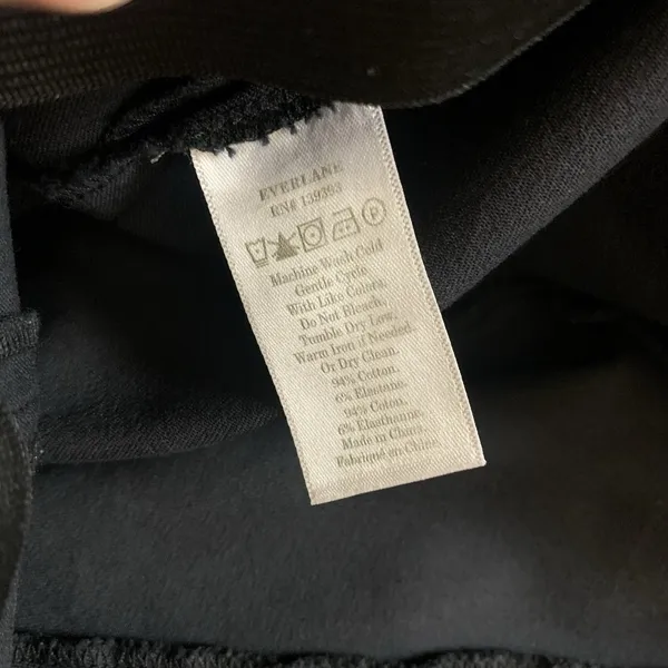 Everlane Black Slim‎ Ankle Pants Workwear Minimalist 2 Classic Stretch - Image 5