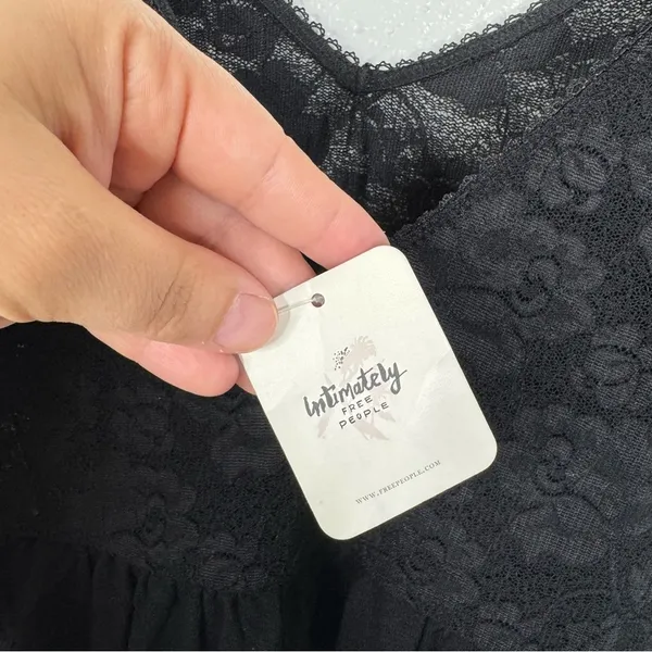 Free People Intimately Black Lace Romper Size Xsmall‎ - Image 6